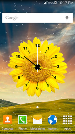 Flowers Clock