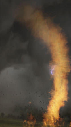 Premium AI Image  Sea tornado formation dark sky wallpaper image Ai  generated art