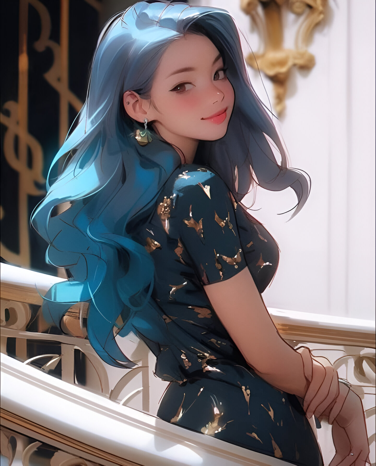 Blue Hair Girl