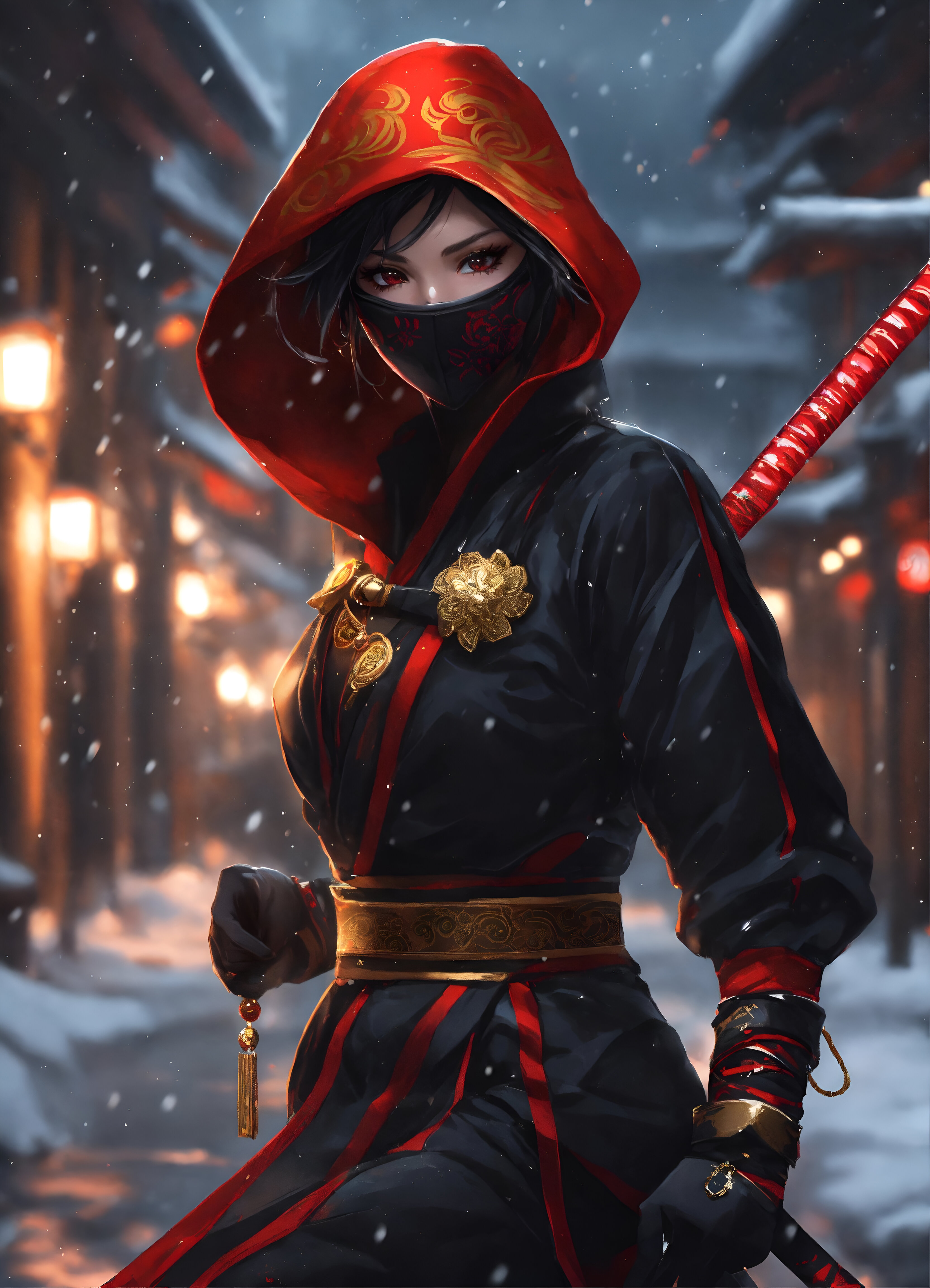 Beautiful Ninja Girl