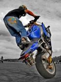 Bike Stunt QMobile M400 Wallpaper