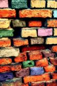 Colored Bricks  Mobile Phone Wallpaper