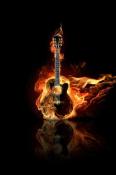 Hot Guitar  Mobile Phone Wallpaper