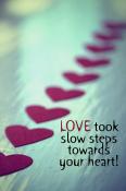 Love Took Slow Steps  Mobile Phone Wallpaper