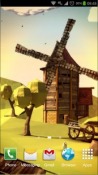 Paper Windmills 3D QMobile NOIR A10 Wallpaper