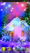 Christmas House Android Mobile Phone Wallpaper