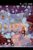 Christmas Snow QMobile NOIR A10 Wallpaper