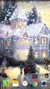 Painted Christmas Android Mobile Phone Wallpaper