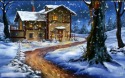 Snow: Night QMobile NOIR A10 Wallpaper