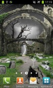 Scary Cemetery Android Mobile Phone Wallpaper