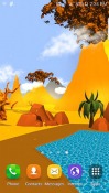 Cartoon Desert 3D Android Mobile Phone Wallpaper
