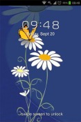 Flowers And Butterflies Motorola MOTO MT716 Wallpaper