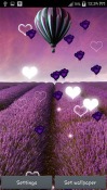 Purple Heart Android Mobile Phone Wallpaper