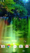 Neon Waterfalls QMobile NOIR A10 Wallpaper