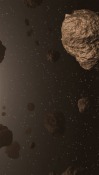 Asteroids 3D Android Mobile Phone Wallpaper
