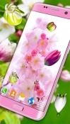 Blossoms 3D Android Mobile Phone Wallpaper