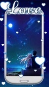 Blue Love Android Mobile Phone Wallpaper