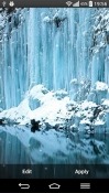 Frozen Waterfall Android Mobile Phone Wallpaper