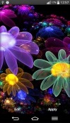 Glowing Flowers Android Mobile Phone Wallpaper