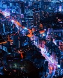 City Lights LG Optimus Pad Wallpaper