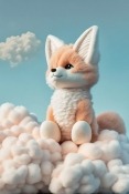 Cute Fox Sony Xperia XZ3 Wallpaper