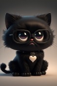 Cute Kitty Sony Xperia XZ3 Wallpaper