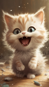 Cute Kitten HTC MTeoR Wallpaper
