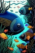 Fish TCL Tab 10s 5G Wallpaper