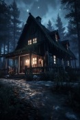 Haunted House Realme 11 Pro+ Wallpaper