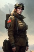 Military Girl  Mobile Phone Wallpaper