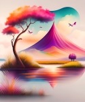 Beautiful Landscape  Mobile Phone Wallpaper
