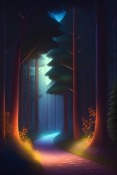 Dark Forest  Mobile Phone Wallpaper