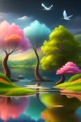 Colorful Nature  Mobile Phone Wallpaper