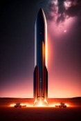 SpaceX Starship QMobile Noir i8i Wallpaper