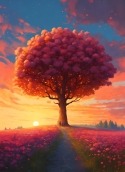 Flower Tree Panasonic Eluga Ray 550 Wallpaper