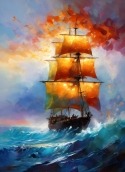 Pirate Ship BLU Studio X10L 2022 Wallpaper