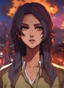 Cute Anime Girl Lava Iris Win1 Wallpaper