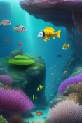 Underwater World  Mobile Phone Wallpaper