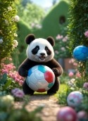 Cute Panda  Mobile Phone Wallpaper