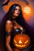 Halloween Witch Huawei nova 9 Wallpaper