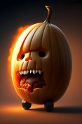 Cute Halloween Monster  Mobile Phone Wallpaper