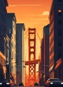 San Francisco Downtown  Mobile Phone Wallpaper