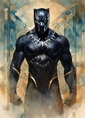 Black Panther  Mobile Phone Wallpaper