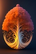 Abstract Tree Infinix Hot 11 2022 Wallpaper