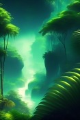 Green Forest ZTE nubia Red Magic 7 Pro Wallpaper