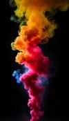Colorful Smoke Vivo T1x Wallpaper
