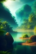 Tropical Forest Oppo A73 5G Wallpaper