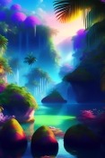 Fantasy Forest Microsoft Surface Duo Wallpaper