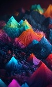 Colorful Mountains Motorola Moto G100 Wallpaper