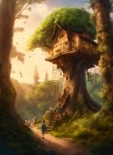 Tree House Alcatel Pop 4+ Wallpaper